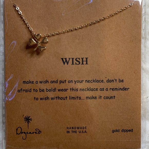 Clover charm woman’s necklace - Picture 1 of 2